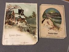 2 Early REWARD OF MERIT cards~Children Study circa 1890’s picture