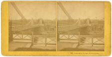 PHILADELPHIA SV - Suspension Bridge - Kilburn Brothers 1870s picture