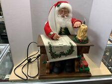 Vintage 1993 Santa Writing at Desk Animated picture