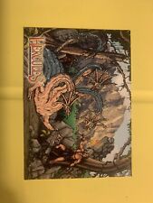 Hercules The Legendary  Journeys 1996 Topps Trading Cards. Card #82 Hydra Scene picture
