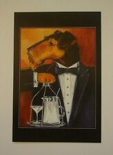 Topper's At The Wauwinet Nantucket - Postcard W/Dog & Martini - Collectible-New picture