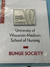 University Of Wisconsin Madison, School Of Nursing Bunge Society Pin picture