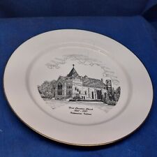 1987, First Christian Church Valparaiso, Indiana Collector's Plate EUC  picture