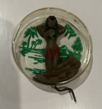Vintage Hula Girl Rare Find Turn Handle See Her Sway Very Unique Toy picture