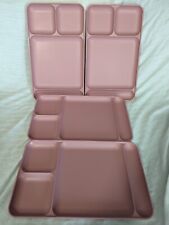Set of 4 Vintage Tupperware Pink Lavender Divided Trays. Open Box picture