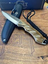 RARE/DISCONTINUED Colt CT259 Burlwood Hunter Fixed Blade Knife W/Original Sheath picture
