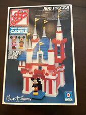VINTAGE Entex LOC BLOCS Walt Disney World MAGIC KINGDOM CASTLE Set in BOX MICKEY picture