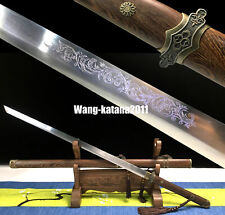 105CM Chinese Tang Dynasty Dao 唐刀 T1095 Handmade Rosewood Sharp Straight Sword picture
