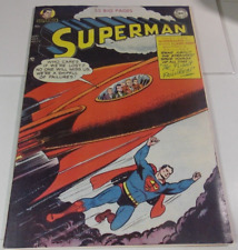 SUPERMAN #72 1951 coverless, complete Golden Age new facsimile color cover picture
