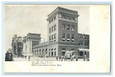 1906 North Union Station Boston Massachusetts MA Antique Postcard picture