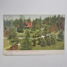 Keeper's Lodge Point Defiance Tacoma Washington Vintage Lithograph Postcard picture