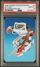 1985 Hasbro Transformers #4 Ratchet - BLUE VARIATION - PSA 10 picture