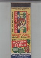 Matchbook Cover Monkey Monkey Island Hollywood, CA picture