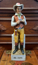 Vintage Jim Bowie McCormick Whiskey Decanter Americana Porcelain 2 of 3 picture