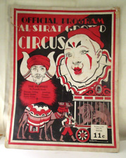 RARE 1935 AL SIRAT GROTTO CIRCUS OFFICIAL PROGRAM CLEVELAND OH picture