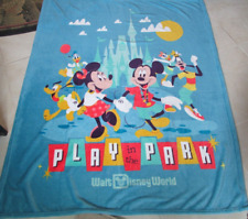 Disney World Parks Play In The Park Throw Blanket 50 x 60” Mickey Minnie picture