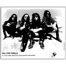 Kill for Thrills Glam Metal Punk Hard Rock Band 80s-90s Glossy Music Press Photo picture