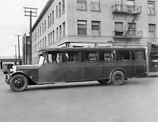 1926 Interstate Coach Company Bus Spokane Washington Old Photo 8.5