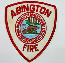 Abington Fire Plymouth County Massachusetts MA Patch F8B picture
