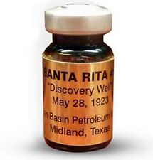 Santa Rita Discovery Well Crude Oil 6 ml Petroleum Midland Texas Tea Black Gold picture