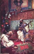 Tuck's Postcard Moor Nubian Musicians Middle East c1910 picture