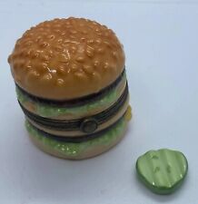 Midwest Cannon Falls PHB McDonald's Big Mac Trinket Box With Pickle Trinket picture