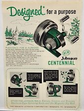 1959 Denison-Johnson Corp Centennial Fishing Casting Reel Print Ad Mankato MN picture