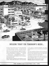 THE HAWAIIAN ELECTRIC CO LTD 1946 BUILDING TODAY FOR TOMORROWS HONOLULU AD picture