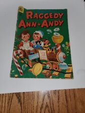 Raggedy Ann + Andy FC 452 Candy Land Train c Fuzzy Fox Dell Cartoon Fantasy 1952 picture