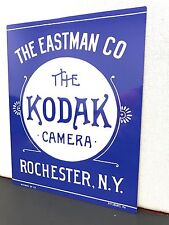 Kodak film vintage style 1800's style metal advertising sign baked picture