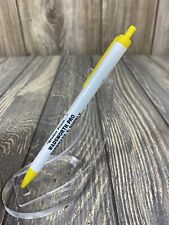 Vintage Wadsworth Pro Hardware And Supply White Yellow Pen Advertisement picture