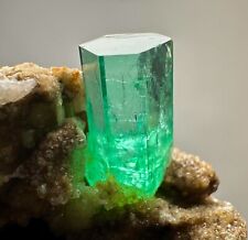Full Terminated Extraordinary High Quality Transparent Emerald Crystal On Mtrx picture