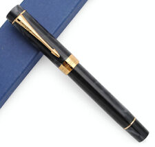 2021 Jinhao 100 Fountain Pen 18KGP Golden Plated M Nib Ink Pen With Arrow Clip  picture
