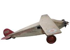 1920's Huge Antique Steel Airplane Toy US Mail Plane picture