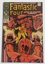 Fantastic Four #81 VF 8.0 Wizard Appearance Jack Kirby Cover Art picture