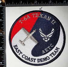 USAF US Air Force T-6A Texan II East Coast Demo Team AETC Patch picture