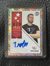 TROYDAN AUTO White Cracked Ice TruCreator #32/50 1st On Card Auto picture