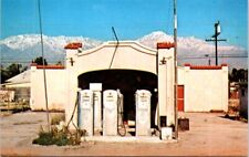 Richfield GAS STATION, Cucamonga, California Chrome Postcard picture