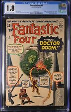 Fantastic Four #5 CGC GD- 1.8 1st Full Appearance of Doctor Doom Mega Key picture
