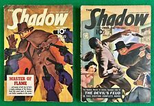 2 The SHADOW May 1941 June 1942 PULP MAGAZINE Lot STREET & SMITH Classic Cover picture