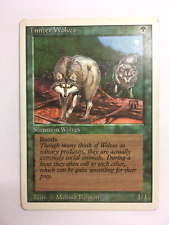 MTG Timber Wolves Revised Rare card Magic the Gathering picture