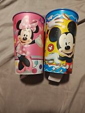 vintage Disney plastic cups X2 Minnie And Mickey Mouse Goofy Donald Duck  picture