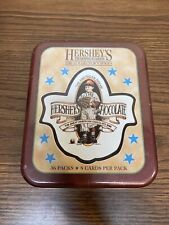 1995 Hershey's Chocolate Collector Series Trading Card Tin Box 36 Packs picture