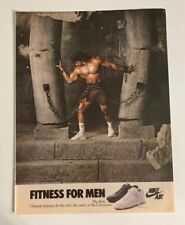 1986 Nike Air Rake Print Ad Shoe Sampson Shirtless Colosseum Fitness For Men picture