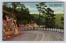 Eureka Springs AR-Arkansas, U.S Highway 62, Antique Vintage Souvenir Postcard picture
