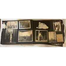 INCREDIBLE Antique Early 1900s Family Photo Album, Photographic Scrapbook picture