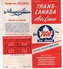 EP01 VINTAGE EPHEMERA ~  1956 TRANS-CANADA AIR LINES TCA BROCHURE 732A picture