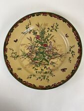 Vintage Chinese Plate Hua Ping Tang Zhi Export Wall Charger Butterflies Flowers picture