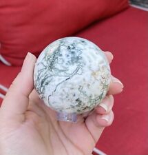 Moss Agate Sphere, Stunning Moss Agate, Tree agate sphere, Healing Gemstones picture
