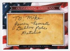 JAMES JIM LEAVELLE Signed Outstanding Americans Card - Autograph Kennedy Oswald picture